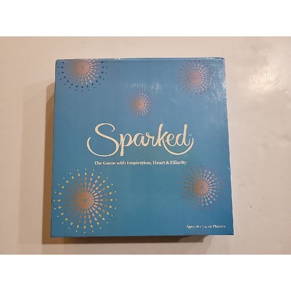 SPARKED The Board Game Inspiration Heart & Hilarity Ages 4-12 Players RARE!